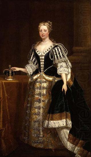 unknow artist Portrait of Caroline Wilhelmina of Brandenburg-Ansbach oil painting picture